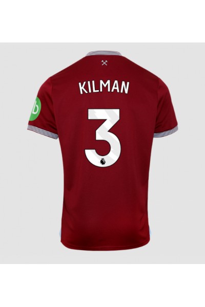 West Ham United Max Kilman #3 Jalkapallovaatteet Kotipaita 2025-26 Lyhythihainen West Ham United Max Kilman #3 Jalkapallovaatteet Kotipaita 2025-26 Lyhythihainen